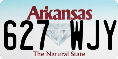 AR license plate 627WJY