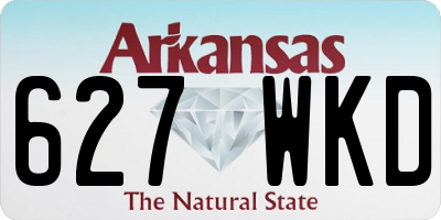 AR license plate 627WKD