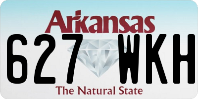 AR license plate 627WKH