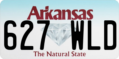 AR license plate 627WLD