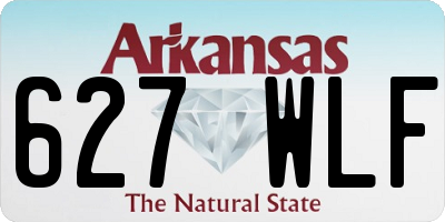 AR license plate 627WLF