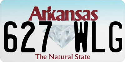 AR license plate 627WLG