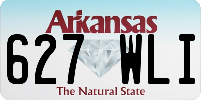 AR license plate 627WLI