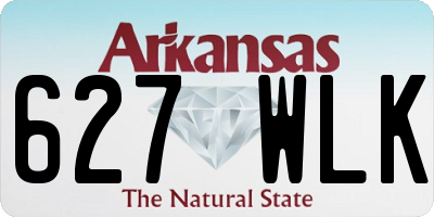 AR license plate 627WLK