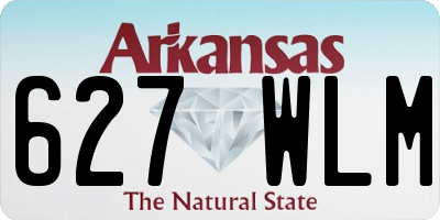 AR license plate 627WLM