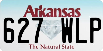 AR license plate 627WLP