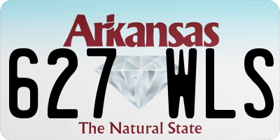 AR license plate 627WLS