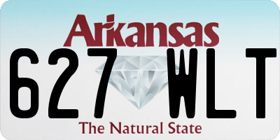 AR license plate 627WLT
