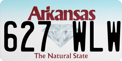 AR license plate 627WLW