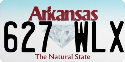 AR license plate 627WLX