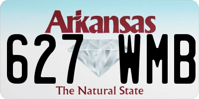 AR license plate 627WMB