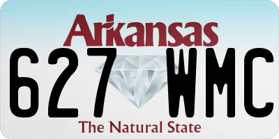 AR license plate 627WMC