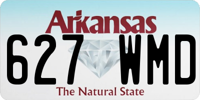 AR license plate 627WMD