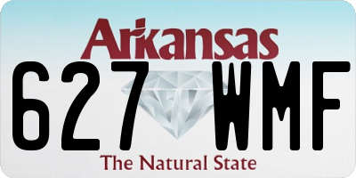 AR license plate 627WMF