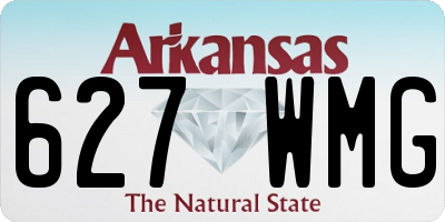 AR license plate 627WMG