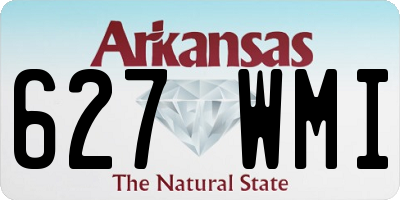 AR license plate 627WMI