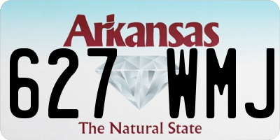 AR license plate 627WMJ
