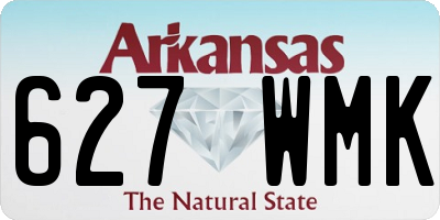 AR license plate 627WMK