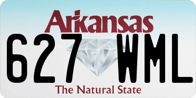 AR license plate 627WML