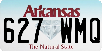 AR license plate 627WMQ