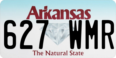 AR license plate 627WMR