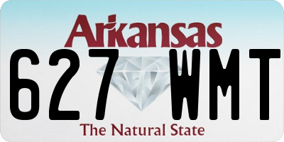 AR license plate 627WMT