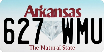 AR license plate 627WMU