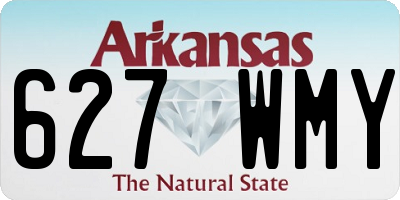 AR license plate 627WMY