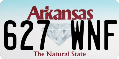 AR license plate 627WNF