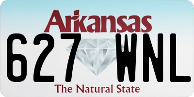 AR license plate 627WNL