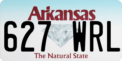 AR license plate 627WRL