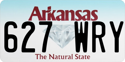 AR license plate 627WRY