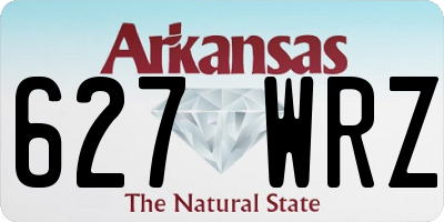 AR license plate 627WRZ