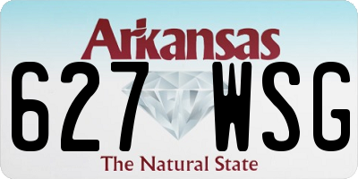 AR license plate 627WSG