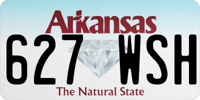 AR license plate 627WSH