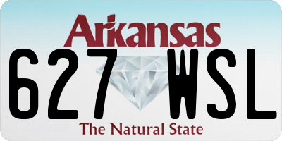 AR license plate 627WSL