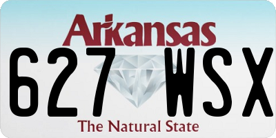 AR license plate 627WSX