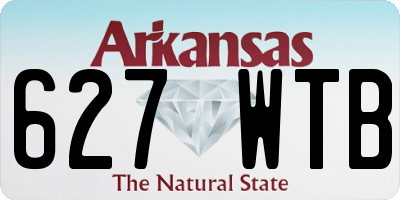 AR license plate 627WTB
