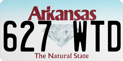 AR license plate 627WTD