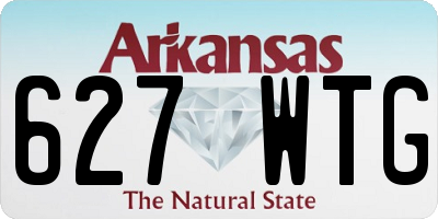 AR license plate 627WTG