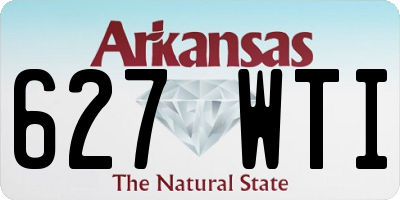 AR license plate 627WTI