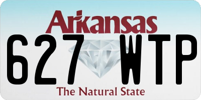 AR license plate 627WTP