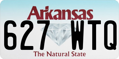 AR license plate 627WTQ