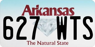 AR license plate 627WTS