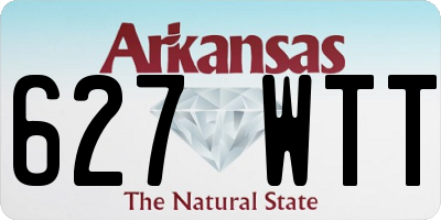 AR license plate 627WTT