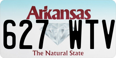 AR license plate 627WTV