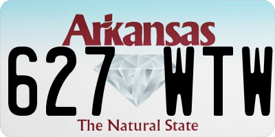 AR license plate 627WTW