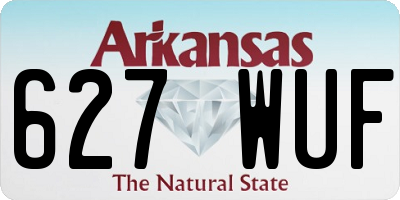 AR license plate 627WUF