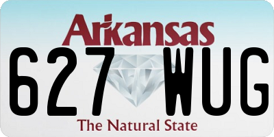 AR license plate 627WUG