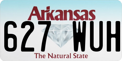 AR license plate 627WUH
